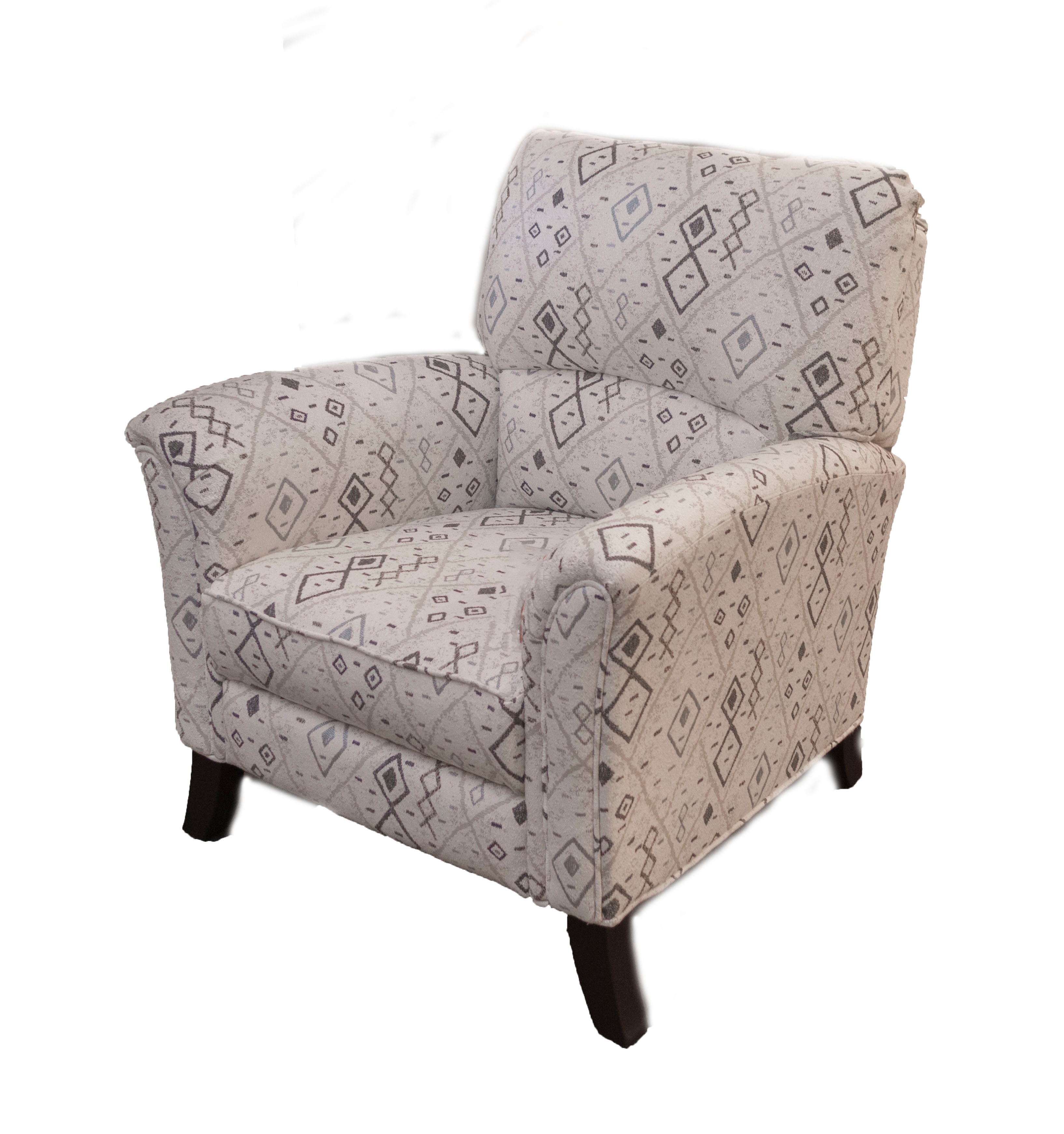 DecorRest Living Room 2450 Push Back Chair 2450C CHAIR (HAND IVORY